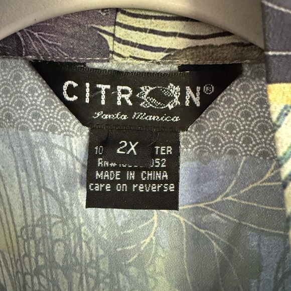 Citron Multicolor Kimono Cardigan - Picture 3 of 3